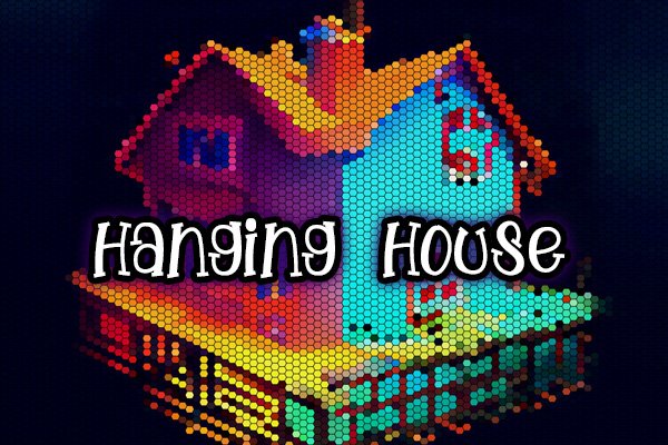 Hanging House - Pixelated